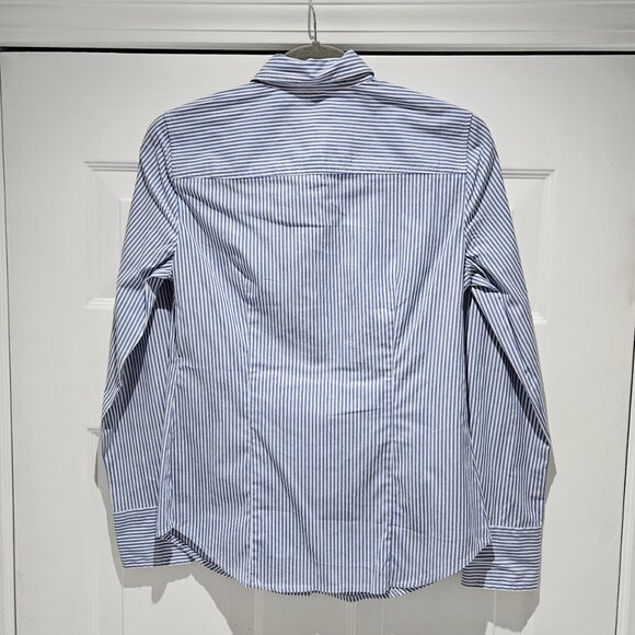J. Crew Slim Fit Blue and white striped - Picture 3 of 4